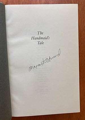 Image du vendeur pour The Handmaid's Tale (Signed First Edition, First Printing) mis en vente par M.S.  Books