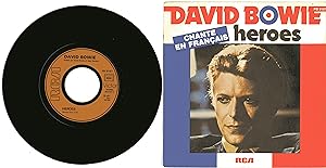 "David BOWIE chante en Français" Heroes / V2 Schneider / SP 45tours original français RCA VICTOR ...