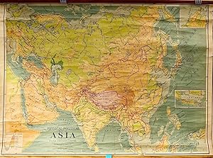 Physical-Political Map of Asia.