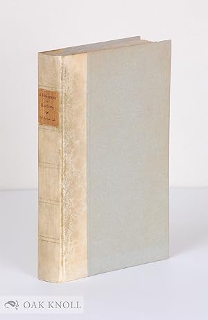 Seller image for BIBLIOGRAPHY OF THE WORKS OF NATHANIEL HAWTHORNE.|A for sale by Oak Knoll Books, ABAA, ILAB