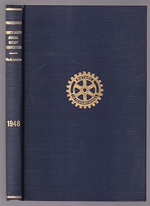 Image du vendeur pour Proceedings Thirty-Ninth Annual Convention of Rotary International Rio De Janeiro, Brazil 1948 mis en vente par Riverwash Books (IOBA)