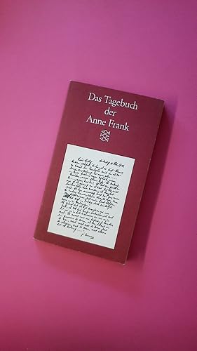 Imagen del vendedor de DAS TAGEBUCH DER ANNE FRANK. 12. Juni 1942 - 1. August 1944 a la venta por HPI, Inhaber Uwe Hammermller