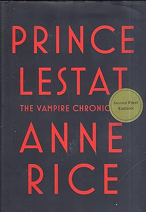 Bild des Verkufers fr Prince Lestat, The Vampire Chronicles zum Verkauf von A Cappella Books, Inc.
