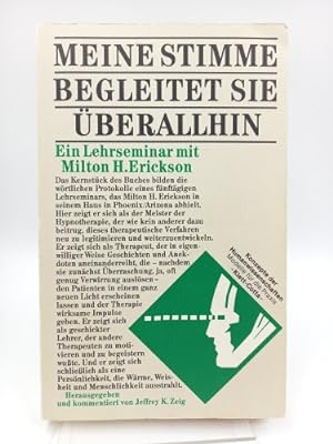 Seller image for Meine Stimme begleitet Sie berallhin Ein Lehrseminar mit Milton H. Erickson for sale by Antiquariat Smock