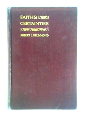 Bild des Verkufers fr Faith's Certainties zum Verkauf von World of Rare Books