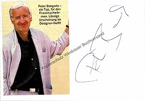 Bild des Verkufers fr Original Autogramm Peter Bongartz /// Autograph signiert signed signee zum Verkauf von Antiquariat im Kaiserviertel | Wimbauer Buchversand