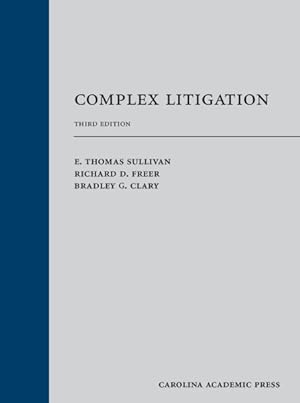 Seller image for Complex Litigation for sale by GreatBookPricesUK