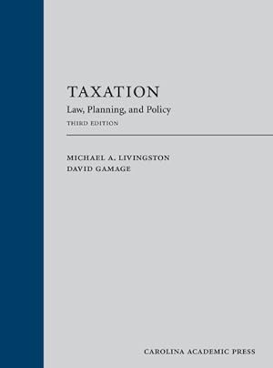 Immagine del venditore per Taxation : Law, Planning, and Policy venduto da GreatBookPricesUK