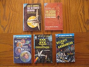 Five (5) Ace Double Paperback Lot: Echo in the Skull DOS Rocket to Limbo; Rebels of the Red Plane...