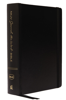 Bild des Verkufers fr NKJV, Journal the Word Bible, Large Print, Hardcover, Black, Red Letter Edition: Reflect, Journal, or Create Art Next to Your Favorite Verses (Hardback or Cased Book) zum Verkauf von BargainBookStores