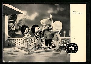 Bild des Verkufers fr Ansichtskarte Sandmann beim Kleinen Muck zum Verkauf von Bartko-Reher