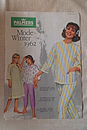 2 Teile Palmers Mode Winter 1962 Nachtwäsche Schlafanzug