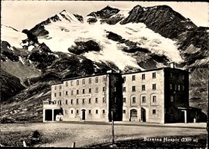 Ansichtskarte / Postkarte Poschiavo Kanton Graubünden, Bernina Hospiz