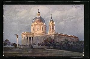 Künstler-Ansichtskarte G. Guerzoni: Torino, Basiliica di Superga