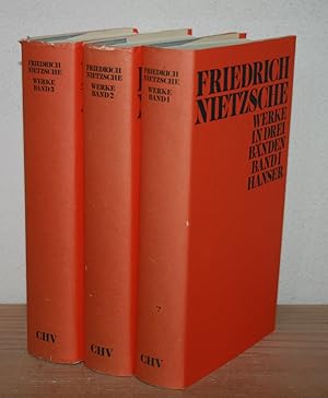 Seller image for Friedrich Nietzsche - Werke in drei Bnden. for sale by Antiquariat Gallenberger
