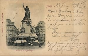 Ansichtskarte / Postkarte Paris XI, Place de la République