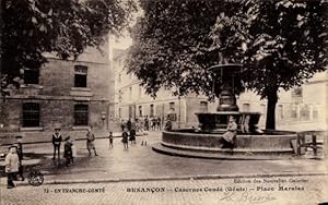 Ansichtskarte / Postkarte Besançon Doubs, Casernes Conde, Place Marulaz