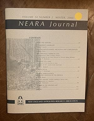 Image du vendeur pour NEARA JOURNAL Volume 34 Number 2 Winter 2000 mis en vente par Three Geese in Flight Celtic Books