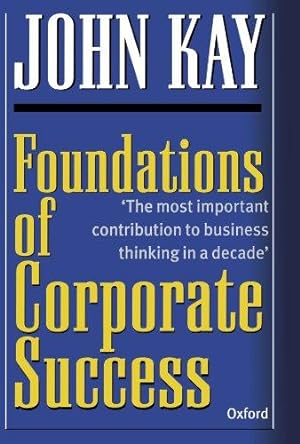 Seller image for Foundations Of Corporate Success: How Business Strategies Add Value for sale by WeBuyBooks