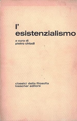 Seller image for L'esistenzialismo. for sale by MULTI BOOK