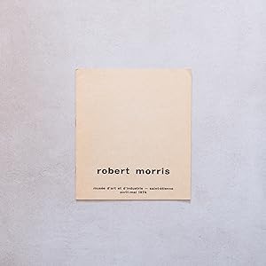 Seller image for Robert Morris for sale by Studio Bruno Tonini / Tonini Editore