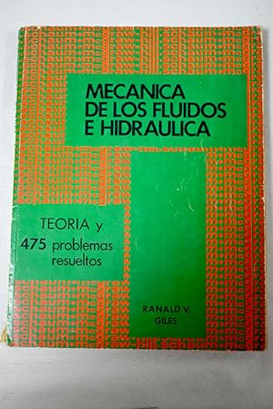 Image du vendeur pour Teora y problemas de mecnica de los fluidos e hidrulica mis en vente par Alcan Libros