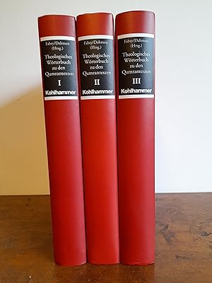 Bild des Verkufers fr Theologisches Wrterbuch zu den Qumrantexten (3 Bde.) (ThWQ). Complete in 3 volumes. ISBN 9783170204294, 9783170204300, 9783170204317. zum Verkauf von Antiquariaat Spinoza