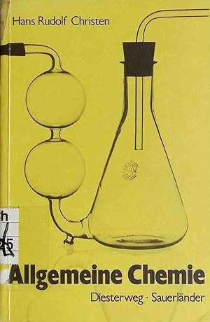 Imagen del vendedor de Allgemeine Chemie. a la venta por books4less (Versandantiquariat Petra Gros GmbH & Co. KG)