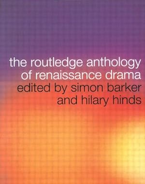Seller image for Routledge Anthology of Renaissance Drama for sale by GreatBookPricesUK