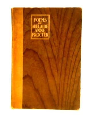 Bild des Verkufers fr Selected Poems of Adelaide Anne Procter zum Verkauf von World of Rare Books