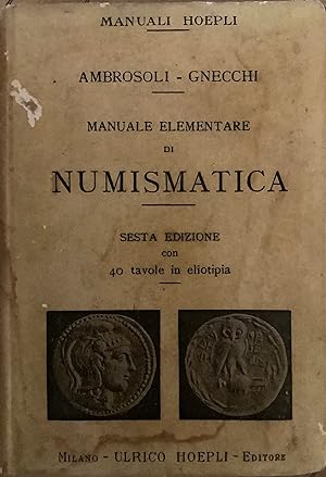 Manuale elementare di numismatica.