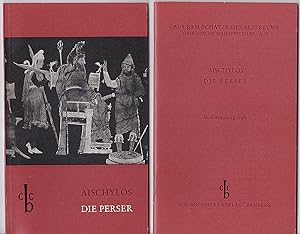 Imagen del vendedor de Aischylos : Die Perser - Textheft und Vorbereitungsheft a la venta por Versandantiquariat Karin Dykes