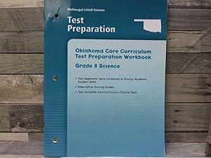 Seller image for McDougal Littell Science Oklahoma: Test Preparation Grade 8 Integrated Course 1,2,3 for sale by Archives Books inc.