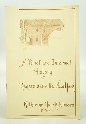 A Brief and Informal History of Rensselaerville, New York (Likely First Edition)