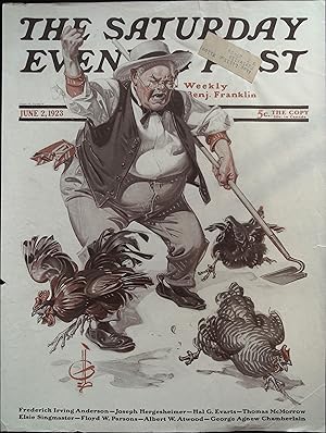 The Saturday Evening Post June 2, 1923 J.C. Leyendecker FRONT COVER ONLY