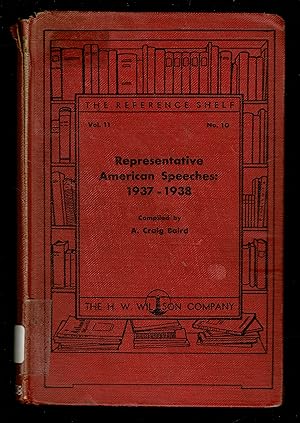 Representative American Speeches: 1937-1938; Volume 11, Number 10