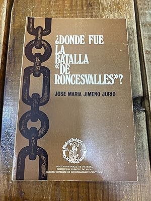 Seller image for Dnde fue la "batalla de Roncesvalles"? . for sale by Trfico de Libros Lavapies