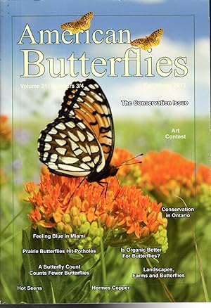 Bild des Verkufers fr American Butterflies: Volume 21:, No.3/4; Fall/Winter, 2013 zum Verkauf von Dorley House Books, Inc.