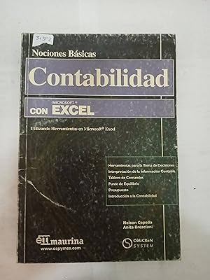 Immagine del venditore per Contabilidad Con Microsoft Excel venduto da SoferBooks