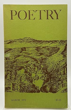 Bild des Verkufers fr Poetry, March 1972 zum Verkauf von Mantooth Books