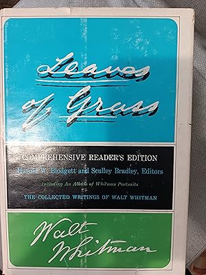 Seller image for Leaves of Grass Comprehensive Readers Edition for sale by Fantastic Book Discoveries