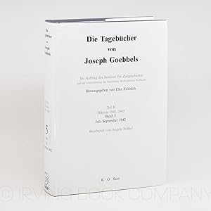 Seller image for Die Tagebcher von Joseph Goebbels. Teil II: Diktate 1941-1945, Band 5: Juli-September 1942 for sale by Irving Book Company