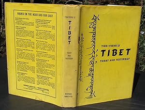 Tibet Today And Yesterday -- 1960 HARDCOVER