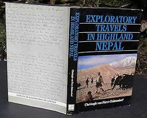 Exploratory Travels In Highland Nepal -- 1989 FIRST EDITION