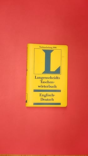 Immagine del venditore per LANGENSCHEIDTS TASCHENWRTERBUCH ENGLISCH. venduto da Butterfly Books GmbH & Co. KG