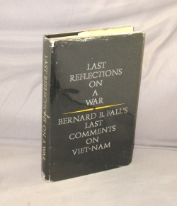 Imagen del vendedor de Last Reflections on a War. a la venta por Gregor Rare Books