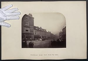 Photo H. J. Whitlock, Birmingham, Ansicht Birmingham, Smallbrook Street from Horse Fair, 1867, Tr...
