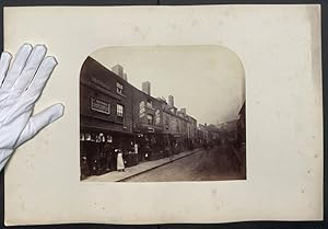 Photo H. J. Whitlock, Birmingham, Ansicht Birmingham, Dudley Street with T. Moore Store and J. Br...