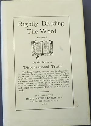 Image du vendeur pour RIGHTLY DIVIDING THE WORD mis en vente par Wilson Book Research