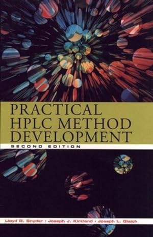 Bild des Verkufers fr Practical HPLC Method Development zum Verkauf von Studibuch